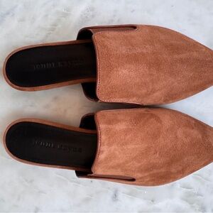 Jenni Kayne Brown Suede Women's Mules